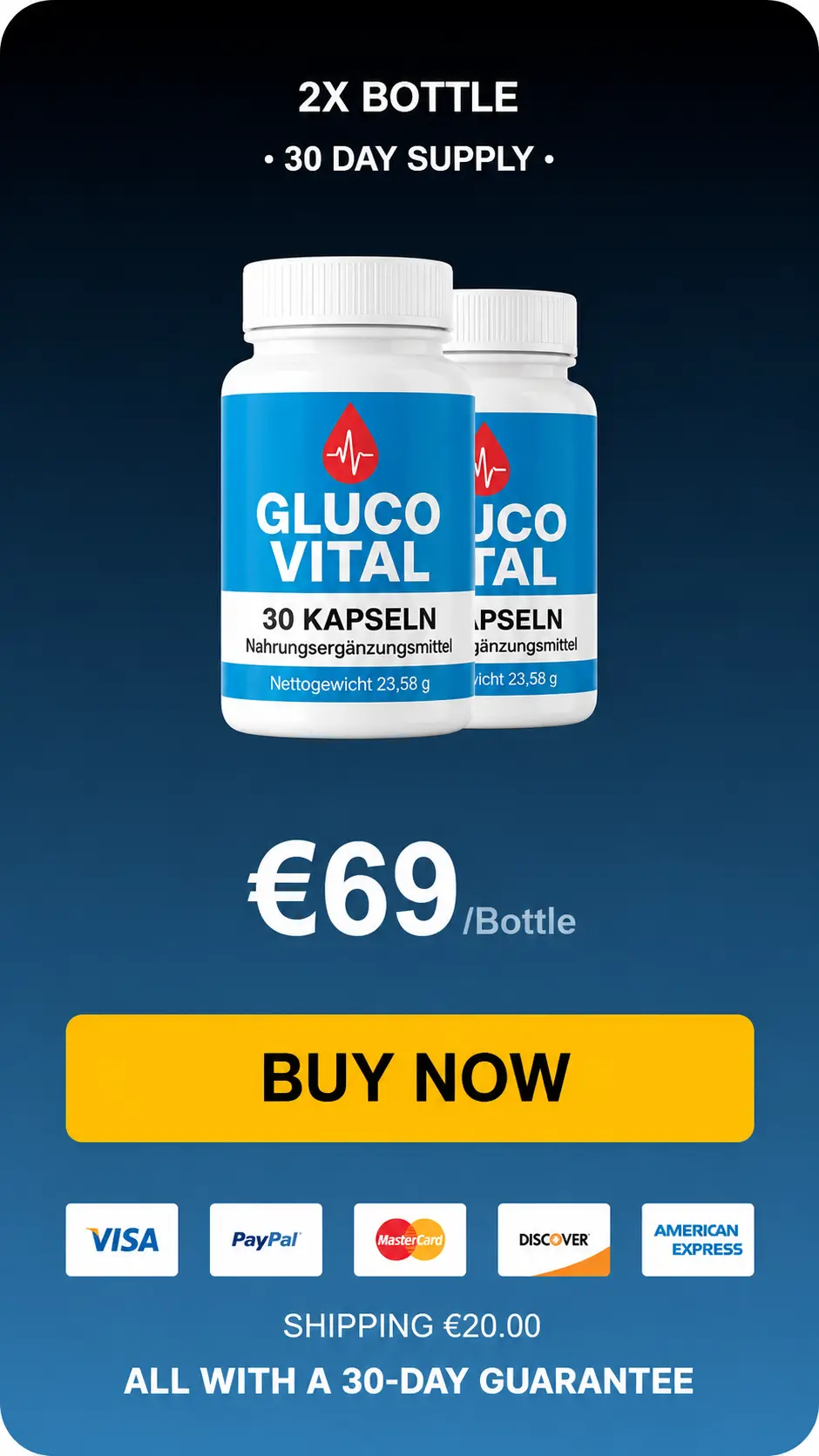 Gluco Vital 1 Bottle Price